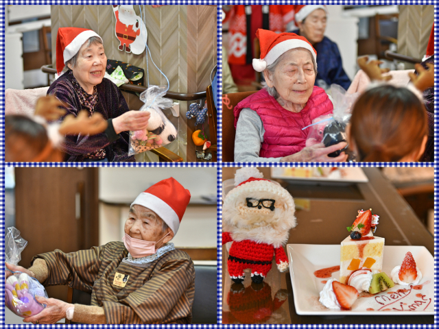 グループハウス三島谷田「駄菓子屋イメージのクリスマスプレゼント」